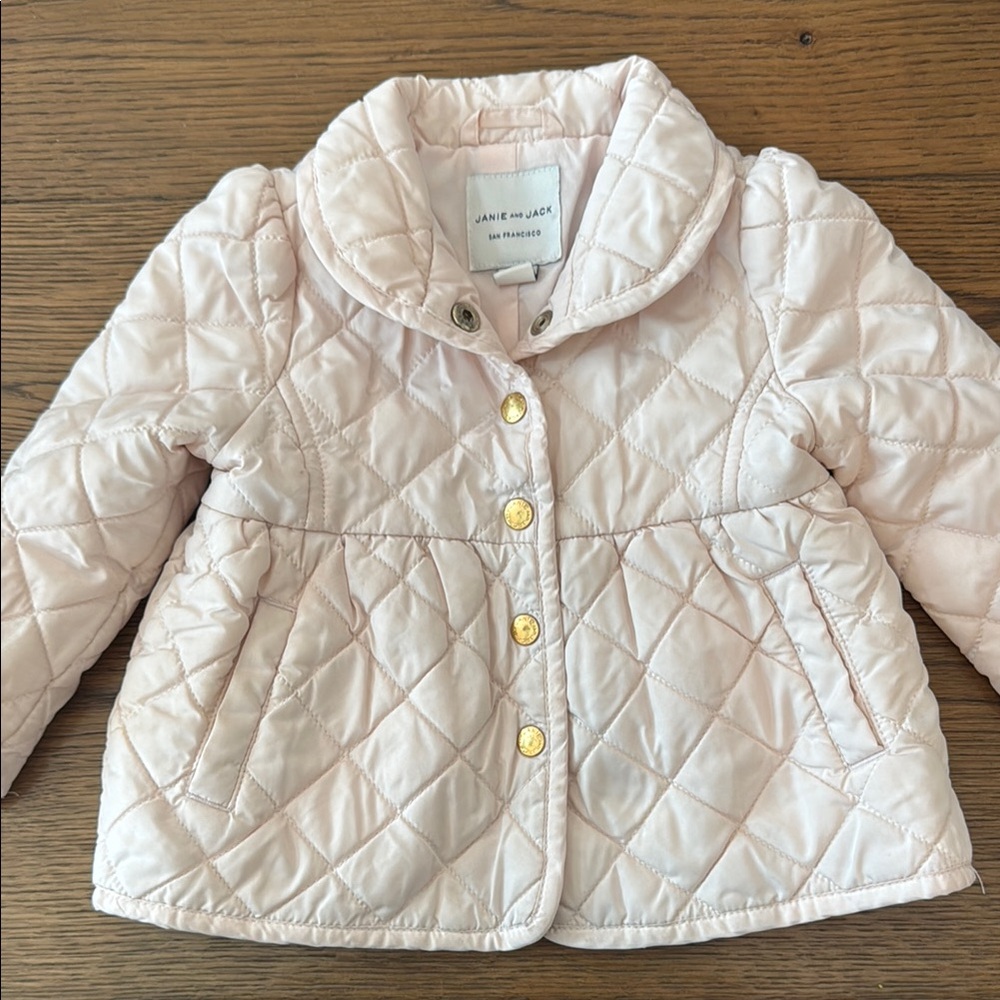 Janie and Jack Pink Barn Coat